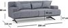 купить Диван Trendy Bentley gri 110x80x200cm (2 locuri) в Кишинёве 