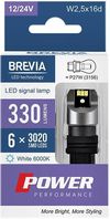 cumpără Lampă auto Brevia P27W (3156) 330Lm 6x3020SMD 12/24V CANbus, 2buc în Chișinău 