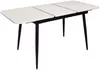 купить Комплект стол и стулья Evelin di Costacurta cтол DT-531R B + 6 стульев YTC-080B Bluvel-14 (Dark grey) в Кишинёве 