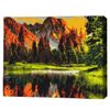 cumpără Tablou pe numere BrushMe BS3348FC 40х50cm (fără cutie) Apus în valea montană în Chișinău 