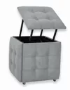 купить Пуф Nex Home Cub Transformer 5 scaune in 1 N7, Gri в Кишинёве 