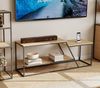 купить Тумба напольная для TV Deco Agis 130x40x50H Oak/Black в Кишинёве 