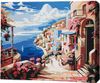 cumpără Tablou pe numere BrushMe RMG0025FC 30x40сm (fără cutie) Coasta italiană în Chișinău 