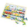 cumpără Puzzle PolarB 44582 Puzzle din lemn Transport 48elem în Chișinău 