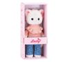 купить Мягкая игрушка Orange Toys LK01/01 Lucky Kitty, Lucky Sophie: Denim Hearts 38 в Кишинёве 