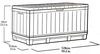 cumpără Cutie depozitare Keter 57690 Kentwood 340L, 128x53.6x59cm, gri în Chișinău 