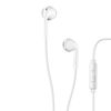 Cellular LIVE EGG-capsule earphone with mic, White 
