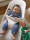 cumpără Leagăn pentru bebeluși BabyBjorn 006187A Bliss 3D jersey, Light Beige în Chișinău 