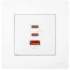 купить Зарядное устройство сетевое Moes TK-SR-EU-2C1A-65-WH-MS, White в Кишинёве 