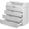купить Комод-пеленатор PernaMea HappyBaby Standart 800x920 MDF alb в Кишинёве 