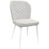 купить Стул Deco Tusk Light Grey Seat+White Leg в Кишинёве 