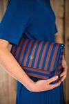 купить Сумка плечевая Pip Studio 51.273.422 Fenna Cross Body Bag Medium Stripe Blue 25x7x20cm Blue в Кишинёве 