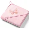 купить Аксессуар для купания BabyOno 0346/04 Prosop din bambus cu capota 100x100 (Roz) в Кишинёве 