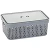купить Короб для хранения Promstore 57116 Morsetta XL, 39.3x30x13cm, gri в Кишинёве 