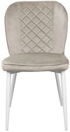 купить Стул Deco Tusk Catifea Camel HLR7+White Legs в Кишинёве 