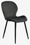 купить Комплект стол и стулья Evelin di Costacurta стол DT-402-3B + 4 стула YTC-064B Dark grey в Кишинёве 