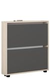 купить Полка для обуви Mobildor-Lux Leo Slim 50x16x86H cm Sonoma/Anthracite в Кишинёве 