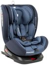 Scaun auto rotativ cu isofix KikkaBoo Armadillo Blue 0-36 kg 