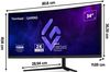cumpără Monitor Viewsonic VX3418C-2K Curved 21:9 Gaming Black în Chișinău 