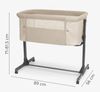 купить Манеж Kikka Boo 31003020092 Patut co-sleeper Noah Dark Grey в Кишинёве 