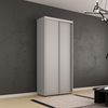 купить Шкаф Mobildor-Lux Compact uși glisante PAL (120x45x240H cm) Grey в Кишинёве 