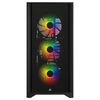 купить Корпус Case Middletower Corsair iCUE 4000X RGB Tempered Glass Mid-Tower ATX Case Black no PSU, USB 3.1 Type-C, USB 3.0, Audio-out, 3x120mm AirGuide RGB Fans, CC-9011204-WW (carcasa/корпус) в Кишинёве 