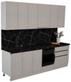 cumpără Mobilă pentru bucatarie ArtFlame GOLA New Grey (2.6 m.l.) în Chișinău 