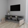 cumpără Comodă TV Smartex (16537) Т9 180cm TV Grafit+Stejar Deschis în Chișinău 