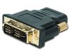 купить Gembird A-HDMI-DVI-2, HDMI to DVI female-male adapter with gold-plated connectors, bulk в Кишинёве 