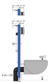 купить Бачок для унитаза Hydro S 0711228 cadru p/u WC, acționare pneumatică в Кишинёве 
