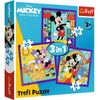 cumpără Puzzle Trefl 34894 Puzzle 3in1 Mickey and his merry crew, Disney Mickey Mourse and Friends în Chișinău 