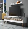 cumpără Comodă TV Trendy Linie, alb 150x50x30cm în Chișinău 