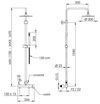 купить Душевая панель Remer N37RAMD20 Bara dus incorporat set (cromat) в Кишинёве 
