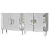 купить Комод Trendy Dubai, Alb, Argintiu (GTR001209) в Кишинёве 