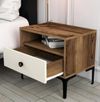 cumpără Noptieră Trendy Lizbon-533, Nuc, Crem 56x50x40cm (GTR001520) în Chișinău 