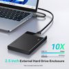 cumpără Boxe exterioare HDD Ugreen 30847 US221 2.5" SATA HDD / SSD Enclosure 5Gbps USB 3.0 Micro-B în Chișinău 