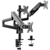 Table/desk 3-display mounting arm Gembird (rotate,tilt,swivel),17”-27”,up to 7 kg,VESA:75x75,100x100 