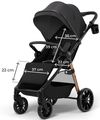 cumpără Сărucior pentru copii KinderKraft Grande 2 Midnight Black (KSGRAN02BLK0000) în Chișinău 