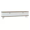 cumpără Comodă TV Trendy Suport TV, Paris, Albnuc, 160x35x25cm în Chișinău 