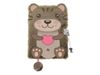 купить Блокнот St.RIGHT 57888 Agenda cu lacat, A5, 96foi, 3D Wydra, coperta plus в Кишинёве 