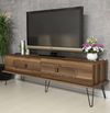 cumpără Comodă TV Trendy Ekol, Nuc 145x45x40cm în Chișinău 