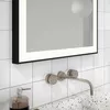 купить Зеркало для ванной Dubiel Vitrum LOGAN Black 80x100 LED в Кишинёве 