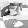 cumpără Lenjerie de pat pentru copii PernaMea Set lenjerie 8 piese Satin Urs Gri (PM.101608/1) în Chișinău 
