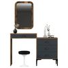 купить Туалетный столик Trendy Lizbon 543-Nuc, Antracit 124x84x40cm в Кишинёве 
