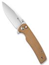 купить Нож походный Sencut S21007-3 Sachse, mâner Micarta maro, Button Lock в Кишинёве 