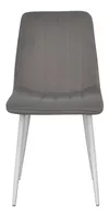 купить Стул Evelin di Costacurta XR-154Wh, Белый Металл/Ткань, Light Grey-52 (velur) в Кишинёве 