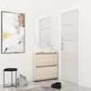 купить Полка для обуви Mobildor-Lux Leo Slim 100x16x86H cm Sonoma в Кишинёве 