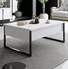 cumpără Măsuţă cafea Trendy Luxe, Masuta de cafea, AlbNegru, 90x40x60cm în Chișinău 