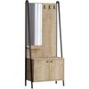 cumpără Mobilă pentru antreu Trendy Lumi Dec0145, StejarNegru, 74x170x35cm (GTR005928) în Chișinău 