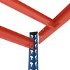 купить Cтеллаж складской Nex Home Raft metalic Titan 1800x1600x500mm, 4 nivele PAL, Blue/Orange в Кишинёве 